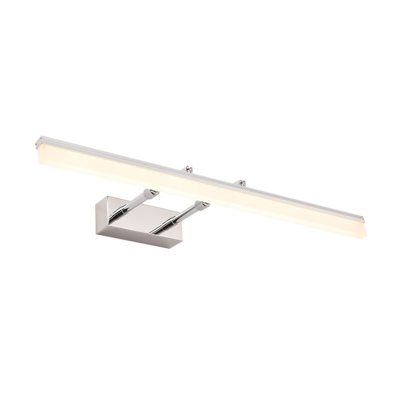 Modern Simple Vanity Light Rectangle Shape Scalable Vanity Lamp for Shower Room