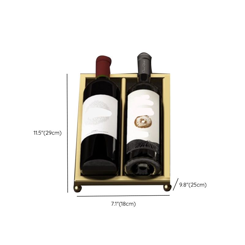 Modern Tabletop or Countertop Free-Stand Wine Rack Kit Metal Wine Racks