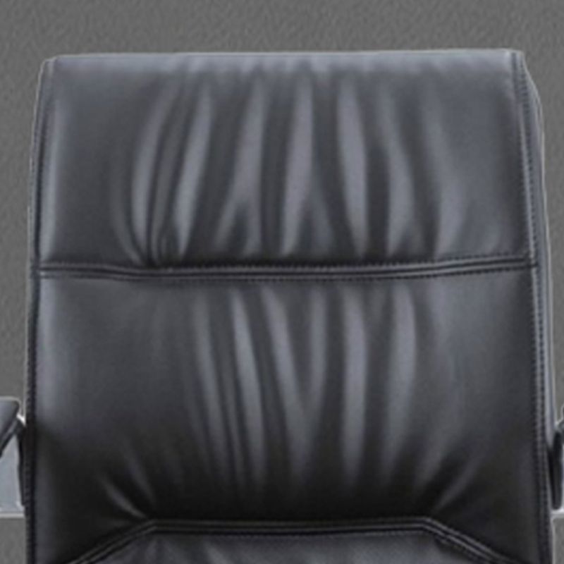 Contemporary Ergonomic Office Chair High Back No Wheels Desk Chair