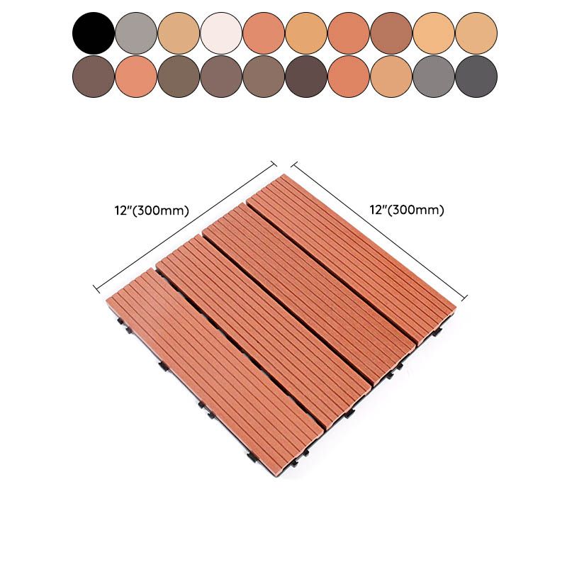 Composite Deck Flooring Tiles Interlocking Patio Flooring Tiles with Fire Resistant