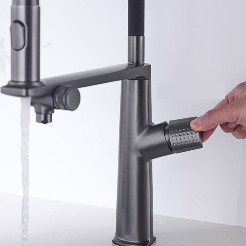 Farmhouse Spring Spout Water Filler One Handle High Arch Kitchen Faucet