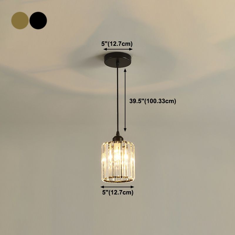 Contemporary Cube Pendant Light Glass Multi Light Hanging Pendant for Living Room