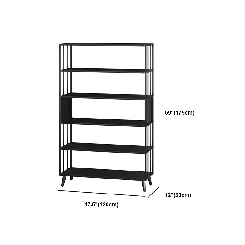 Modern Shelves Metal Bookshelf Etagere Open Shelf Bookcase with Metal Legs