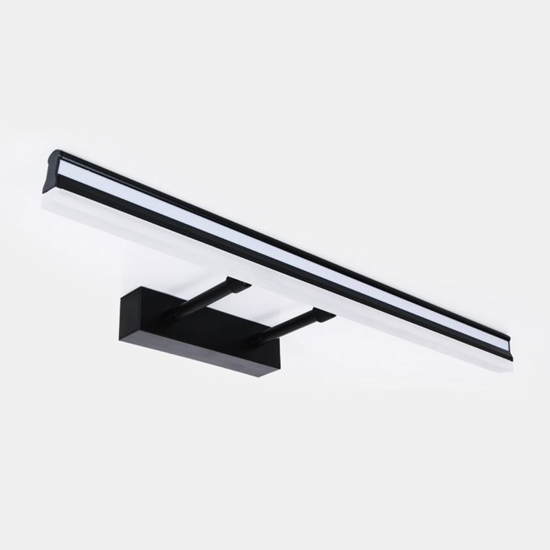 Linear Shade Wall Lighting Modern Simple Style Metal 2 Lights Sconce Lamp