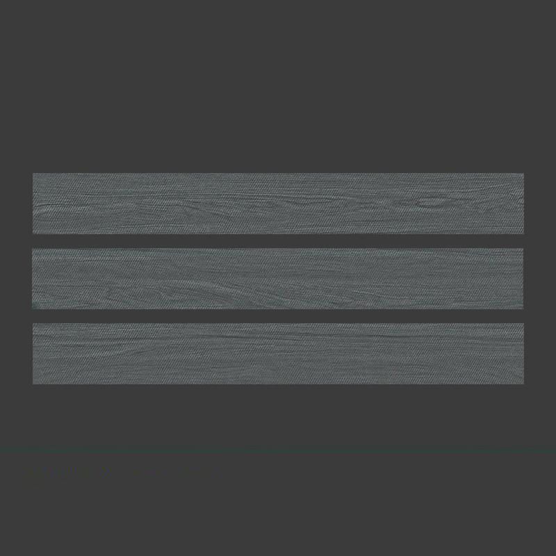 Retangular 5.9"x47.24" Porcelain Singular Tile Fabric Look Floor Tile