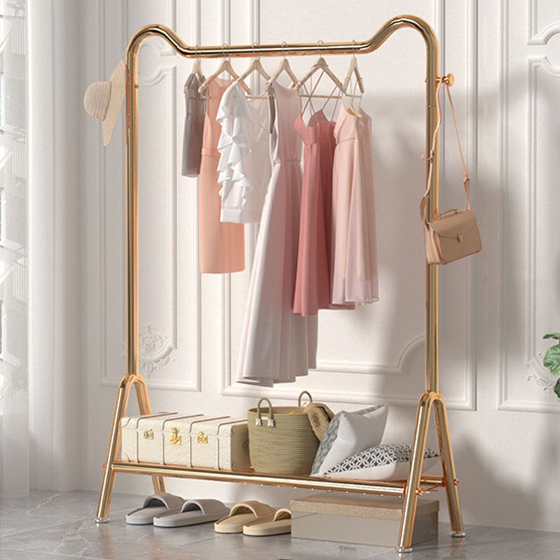 Luxury Metallic Coat Hanger Free Standing Cat Ear Shape Coat Rack for Living Room