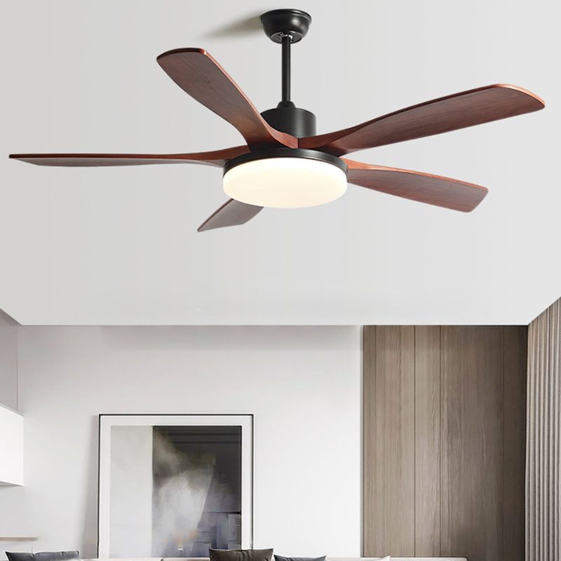 Contemporary Ceiling Fan Light Fixture Minimalist LED Ceiling Lamp for Bedroom