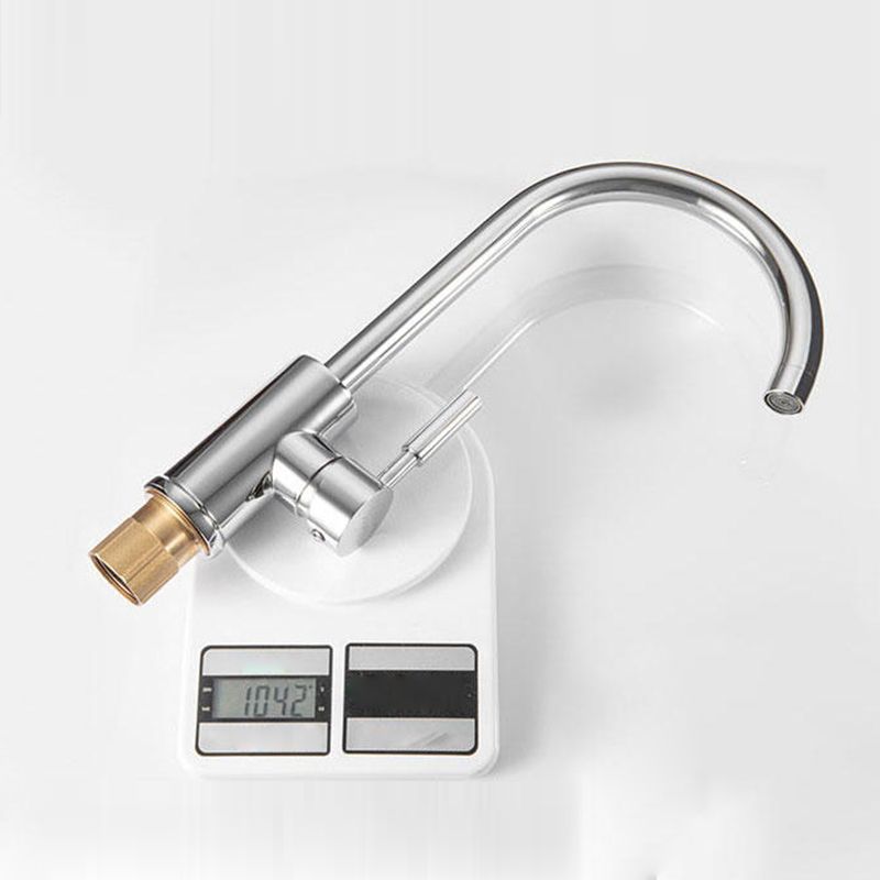 Modern Kitchen Faucet Brass Lever Handles Swivel Spout Bar Prep Kitchen Faucet