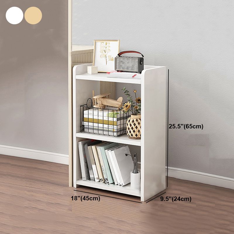 Wooden Bookcase Contemporary Style Book Shelf for Home Office