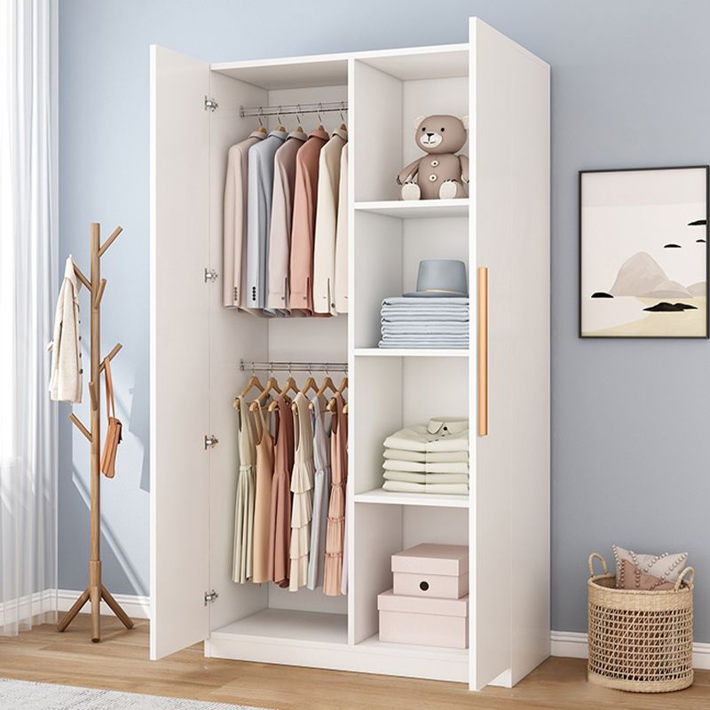 Modern Style Wardrobe Armoire Wood Wardrobe Closet With Doors