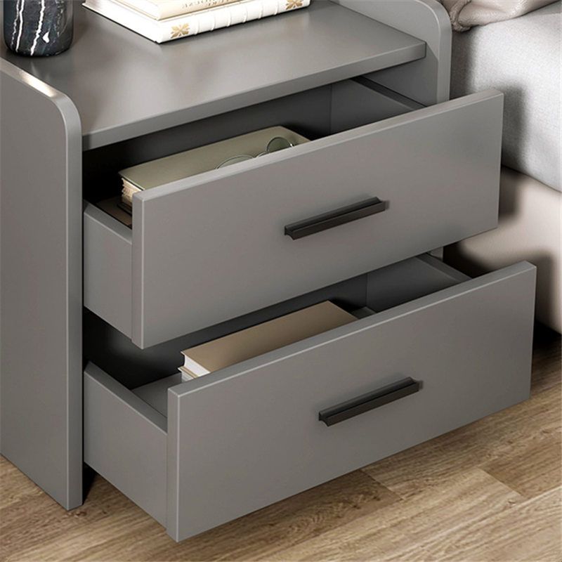 Modern Manufactured Wood Bedside Cabinet Drawers Included Night Table for Bedroom