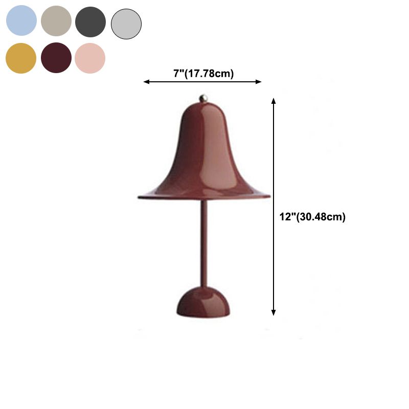 Macaron Simple Table Lamp LED Desk Light with Iron Shade for Living Room