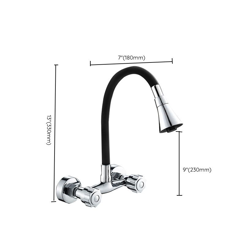 Contemporary Two Handles Kitchen Faucet Pull Down Bar Faucet