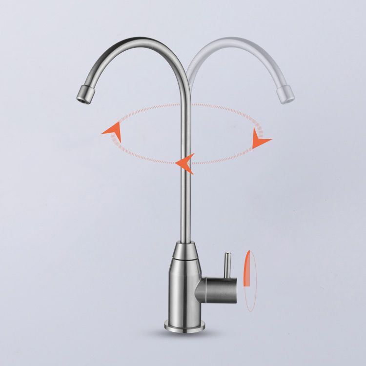 Contemporary Kitchen Bar Faucet Swivel Spout Lead Free Kitchen Faucet