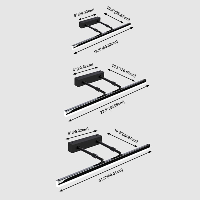 Metallschwingarm Arm Wandleuchte in modernem Stil LED LED LED MILROR WATLELLE