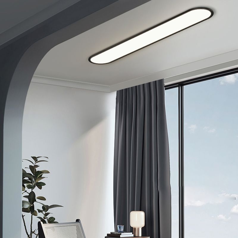 Minimalism Ceiling Light Fixture Flat Panel LED Flush Mount for Corridor