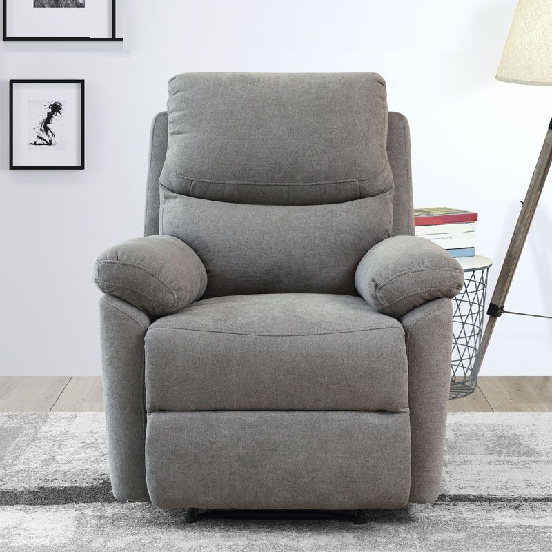 Contemporary Metal Frame Standard Recliner Solid Color Recliner Chair