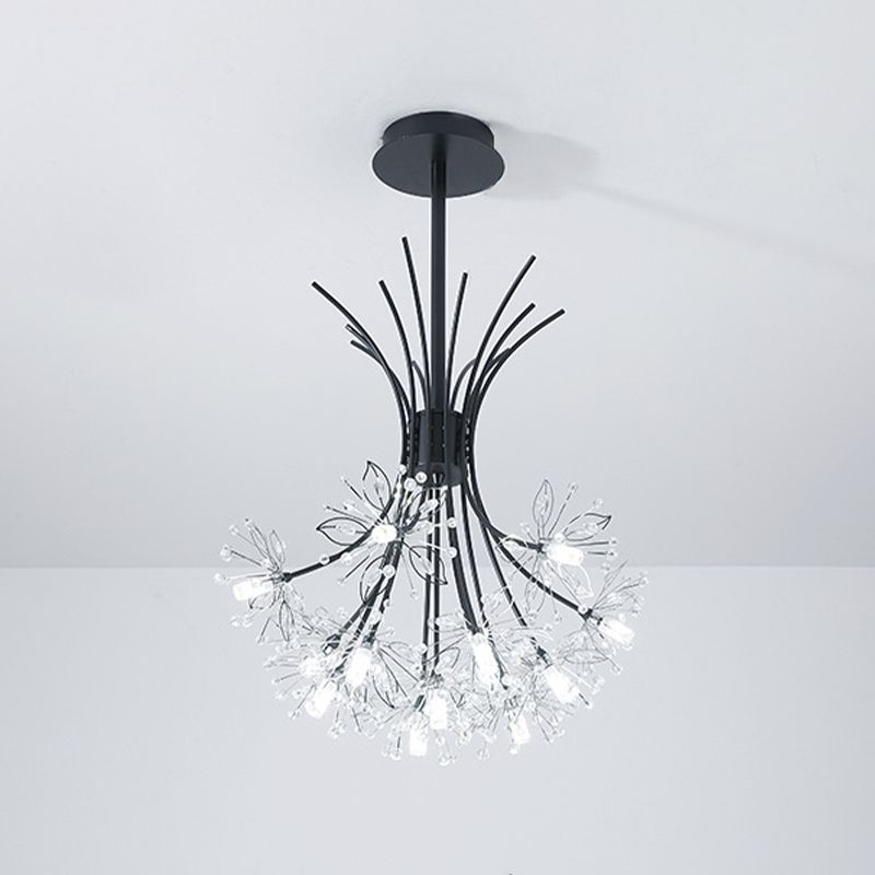 Creative Pendant Lighting Fixture Modern Style Flower-shaped Hanging Chandelier