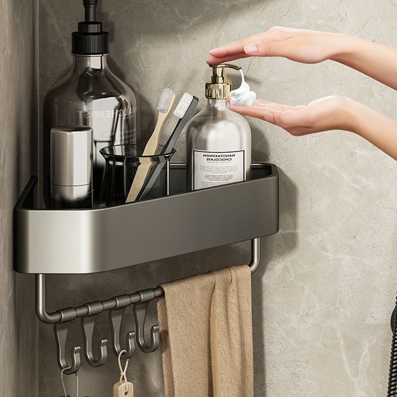 Adhesive Mount Metal Bathroom Accessory As Individual Or As a Set with Bath Shelf