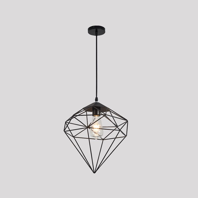 Geometric Hanging Light Modern Style Metal 1 Light Hanging Light Kit