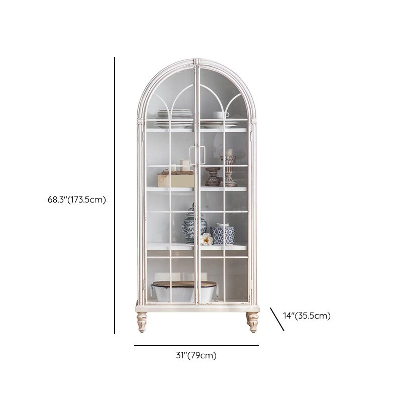 Poplar Traditional Display Stand Standard Display Cabinet for Dining Room