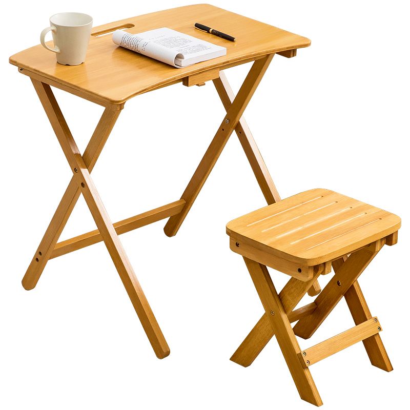 Wooden Kids Lap Desk and Chair 16.92"W Child Desk in Natural