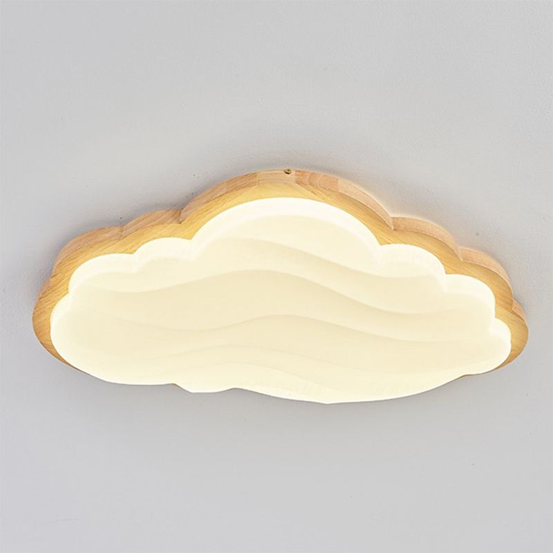 Cloud Shape Ceiling Mount Light LED Ceiling Light with Acrylic Shade for Bedroom