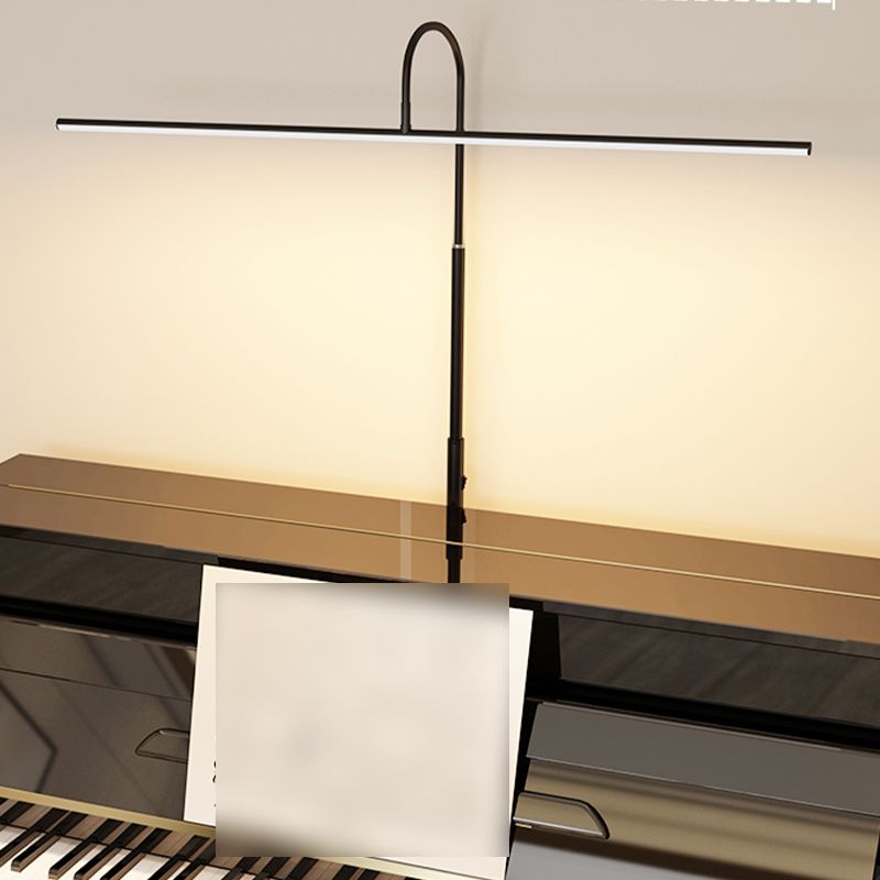 Modern Style Linear Shape Floor Lighting Metal 1 Light Floor Lamp for Restaurant