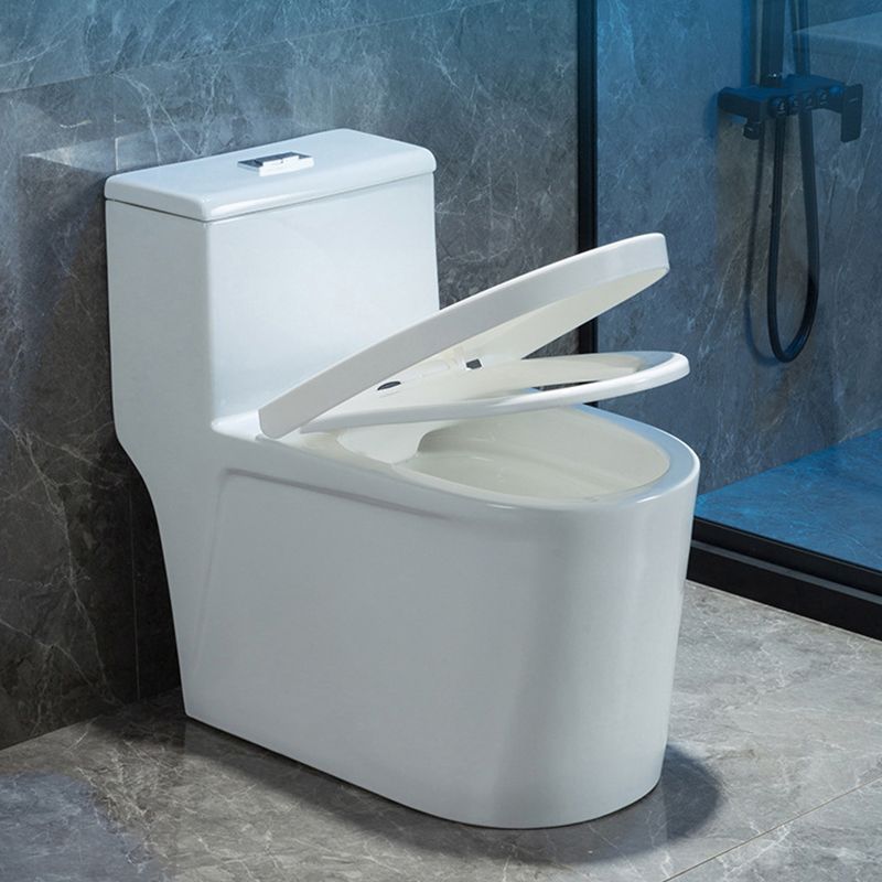 Modern Ceramic White Flush Toilet Floor Mounted Urine Toilet for Washroom