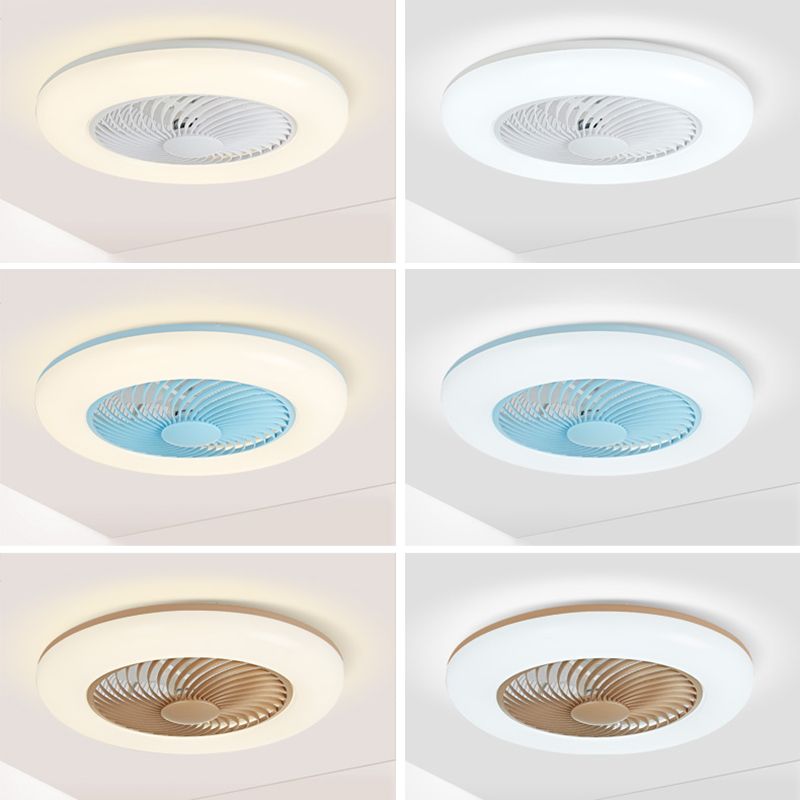 Metal Ceiling Fan Light Modern Style Ceiling Fan Light for Bedroom