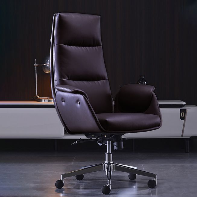 Office High Back Managers Chair Modern Armless Upholstered Executive Chair