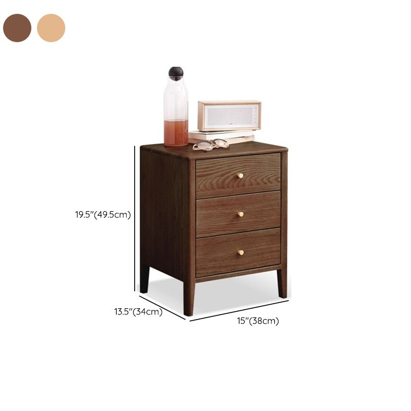 Brown End Table for Nursery Neutral Bedside Table for Nursery