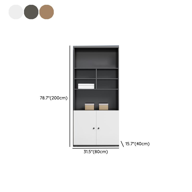 Contemporary Vertical File Cabinet Wooden Frame Storage File Cabinet