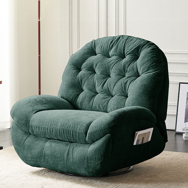 Storage Recliner Position Lock Recliner Chair with Tufted Back