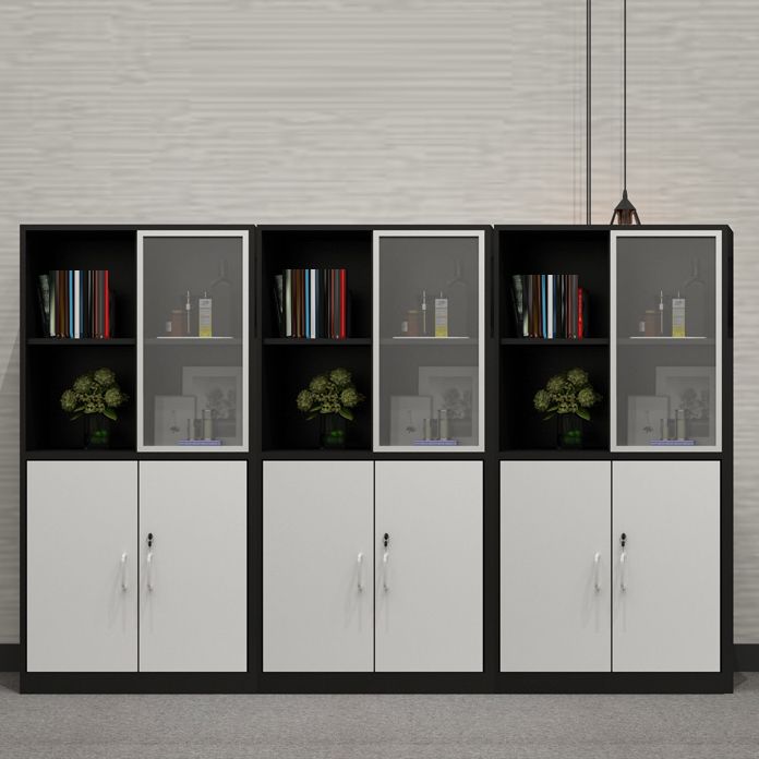 Industrial Vertical File Cabinet Locking Storage Wood File Cabinet for Home Office