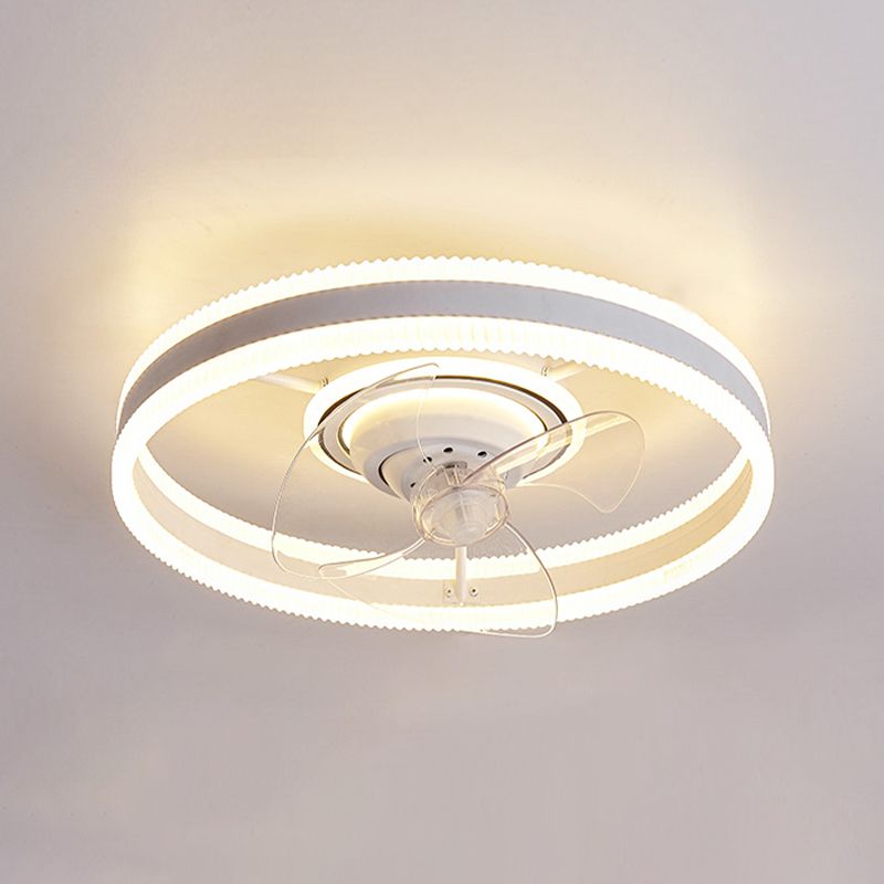 Modern Style Ceiling Fan Lamp Metal Multi Light Ceiling Fan Lighting for Living Room