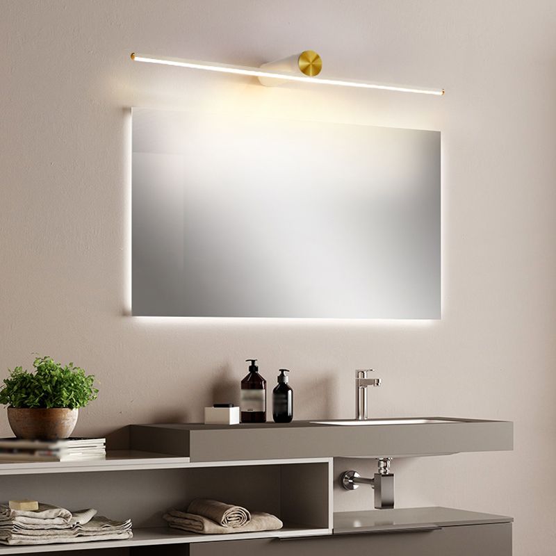 Modern aluminium ijdelheid licht recht 1 licht LED spiegellicht voor badkamer