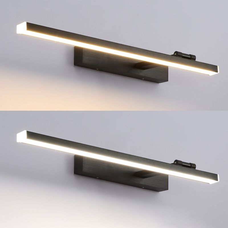 SCONCE LIMPTE BEVERING Eenvoudig LED metalen wandmontage Licht voor badkamer