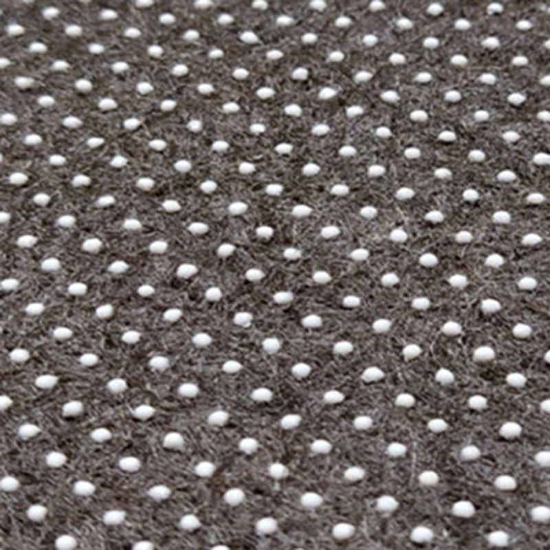 Tone noir rond Tapis de zone de luxe Polyester tapis symétrique