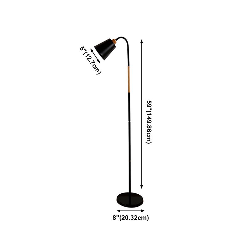 Dortoir conique Plancher lampe de lecture du sol 1