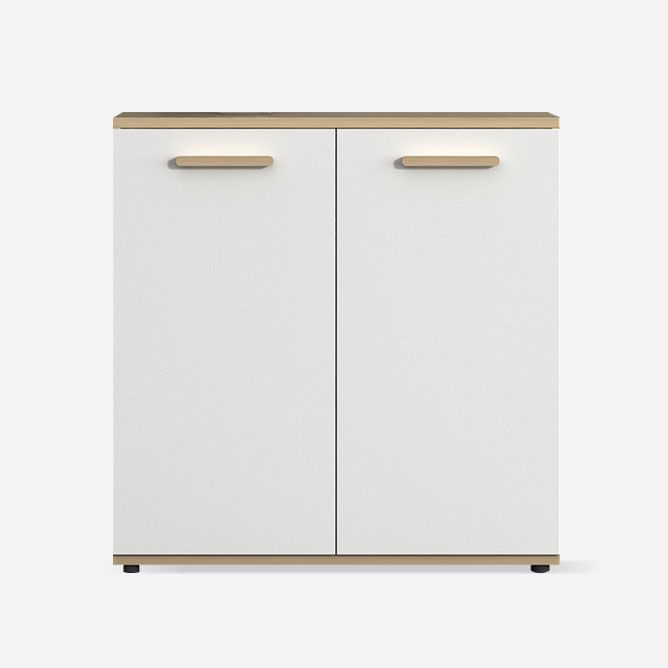 Scandinavian Lateral File Cabinet Wood Filing Cabinet for Home Office