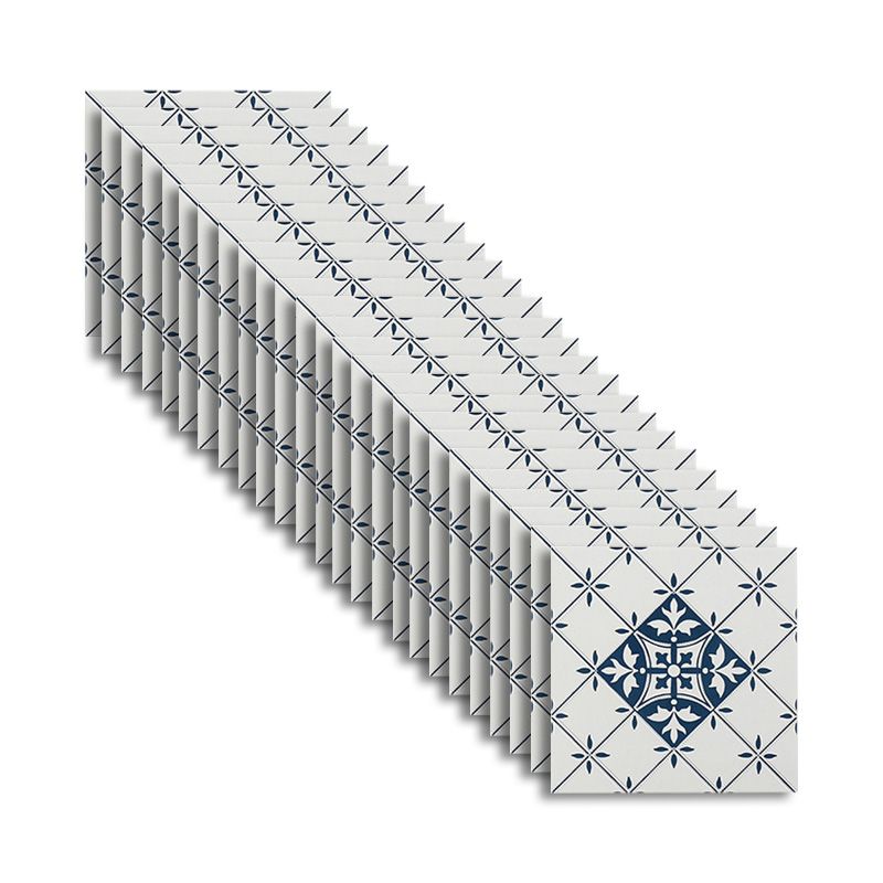 Square 7.87"x7.87" Ceramic Tile Patterned Singular Tile for Floor