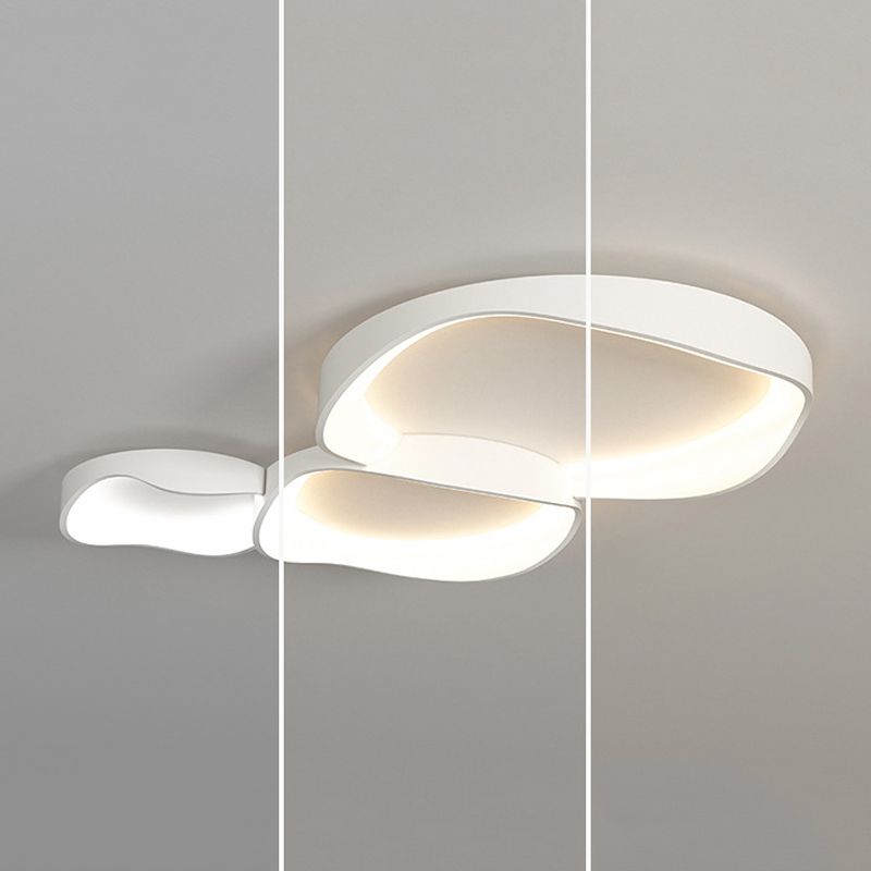 Contemporary LED Ceiling Lamp Geometrical Flush Mount Lighting for Bedroom