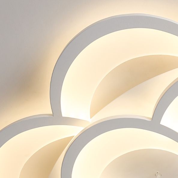 Modern Flower-Shaped Ceiling Flush Mount Lights Acrylic Ceiling Flush