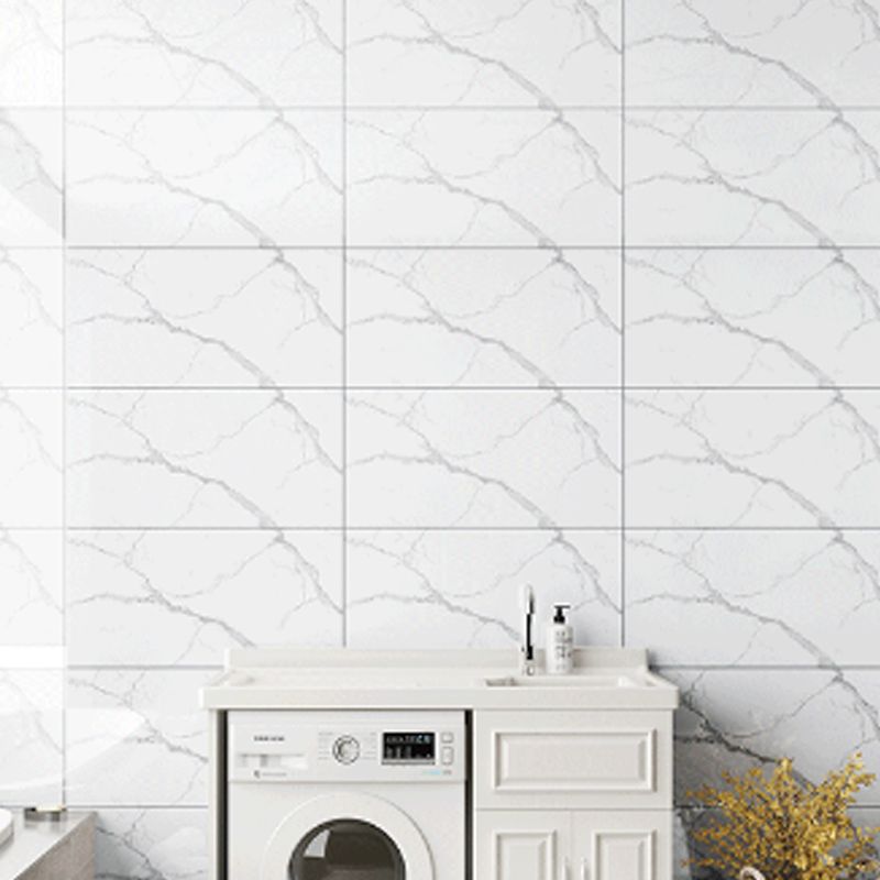 Modern Waterproof Marbling Tin Backsplash Peel and Stick Indoor Wallboard