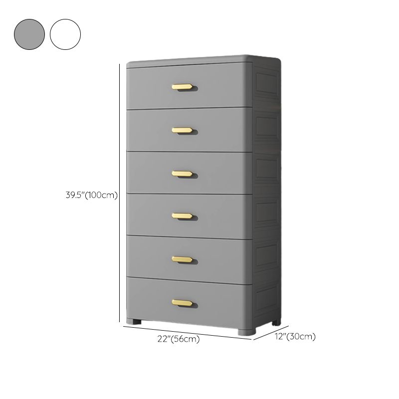 Plastic Wardrobe Closet Contemporary Bedroom Armoire with Drawers