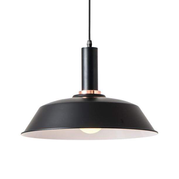 Lichtgroen/donkergroene schuur Opgehangen licht Modernistische stijl Metallic 1 lichte woonkamer Hanglamp