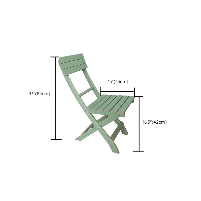 18" Wide Contemporary Side Chair Green Armles Dining Side Chair