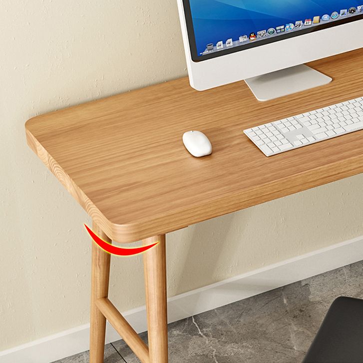 Modern Style Wooden Office Desk H-Shape Base Writing Desk for Home