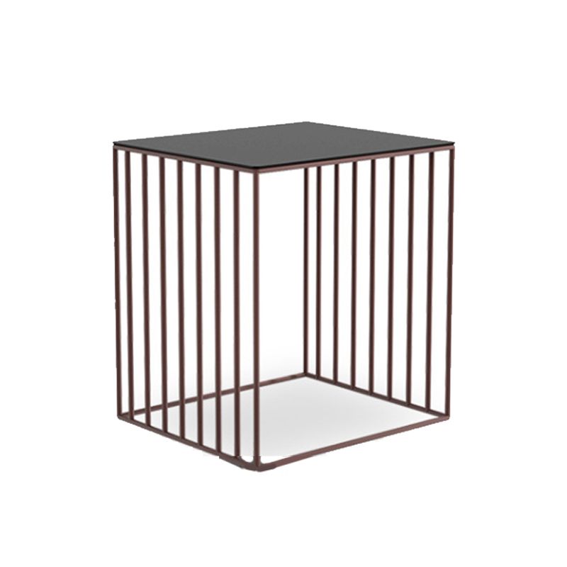 Metal Bedside Cabinet Open Storage Bedside Cabinet for Bedroom